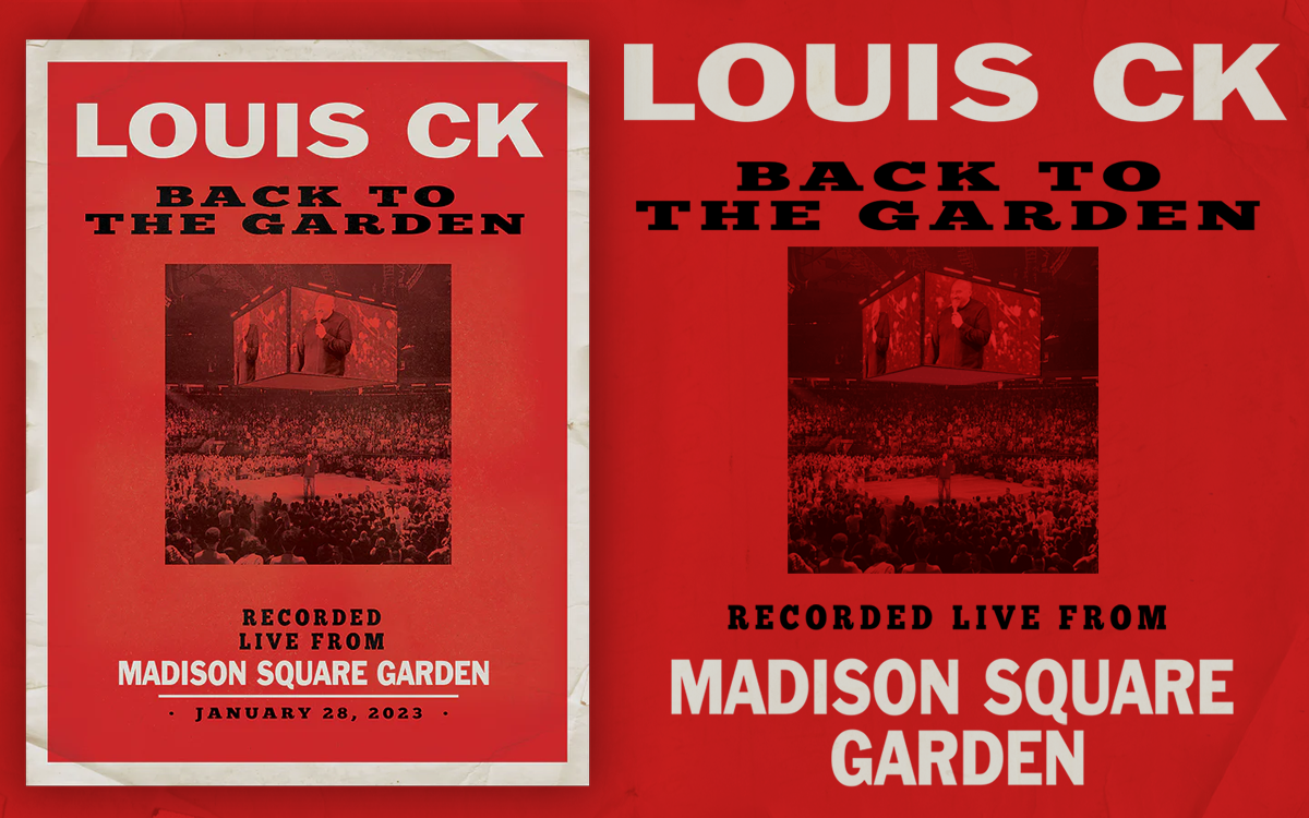 Louis CK: Back to The Garden + Poster